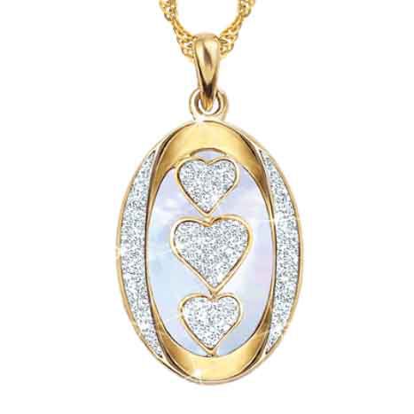 My Daughter My Little Girl Then Diamond Pendant 1162 009 3 2