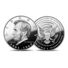 US Presidential Silver Commemoratives 9154 0161 e Lincolncommemorative