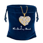Your Secret Message Diamond Rose Pendant 10985 0016 g gift pouch