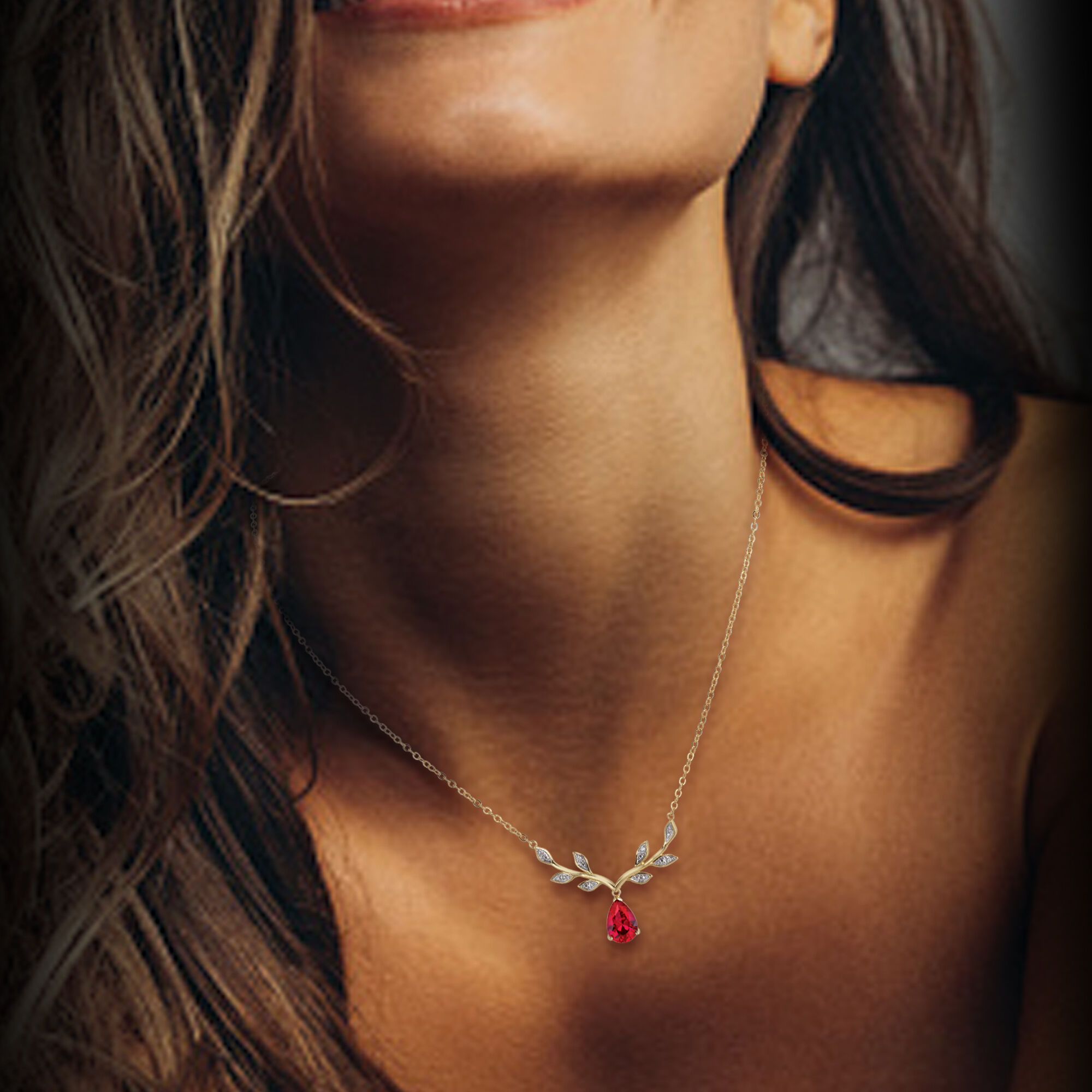 Danbury mint rose necklace shop