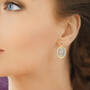 I Love You Diamond Earrings 5238 0292 m model