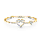 Unbreakable Bond Daughter Diamond Bangle 12080 0016 a main