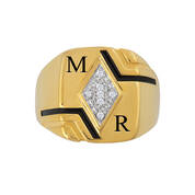 Personalized Diamond Triumph Ring 12109 0013 b front