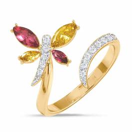 A Colorful Year Crystal Rings   Sizes 9 12 6115 002 5 1