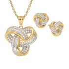 Together Forever Love Knot Pendant with Free Matching Earrings 10756 0013 a main