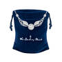 Michael O'Connor Angel Wing Necklace, MOC Pendant 11510 0018 g giftpouch