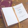 How Do I Love Thee Customized Leather Book 3235 1090 b open