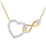 Diamond Heart Infinity Necklace 11647 2788 a main