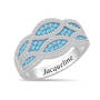Personalized Stunning Birthstone Ring 11164 0017 c march
