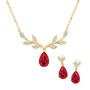 The RubyFire Rose Pendant Earrings 11862 0012 a main