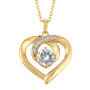 Always & Forever Personalized Diamond Necklace Set, Always Forever Personalized Diamond Necklace Set 12432 0029 b pendant
