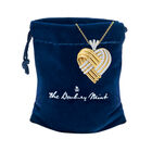Woven Together Anniversary Heart Pendant 10134 0024 g gift pouch
