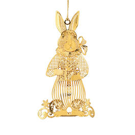 The 2024 Gold Ornament Collection 11091 0056 c bunny