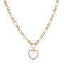 Golden Beauty Heart Necklace & Earrings, Golden Beauty Heart Necklace&Earrings 11973 0026 b Necklace