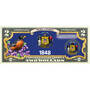 State Bird and Flower Enhanced $2 Bill Collection 11346 0018 a Wisconsin