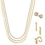 Timeless Style Triple Necklace & Earring Collection 12429 0016 a main