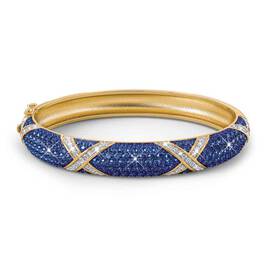 Refined  Radiant Birthstone Bangle 2918 001 5 9