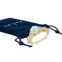 Personalized Golden Glamour Ring 10754 0023 h gift pouch
