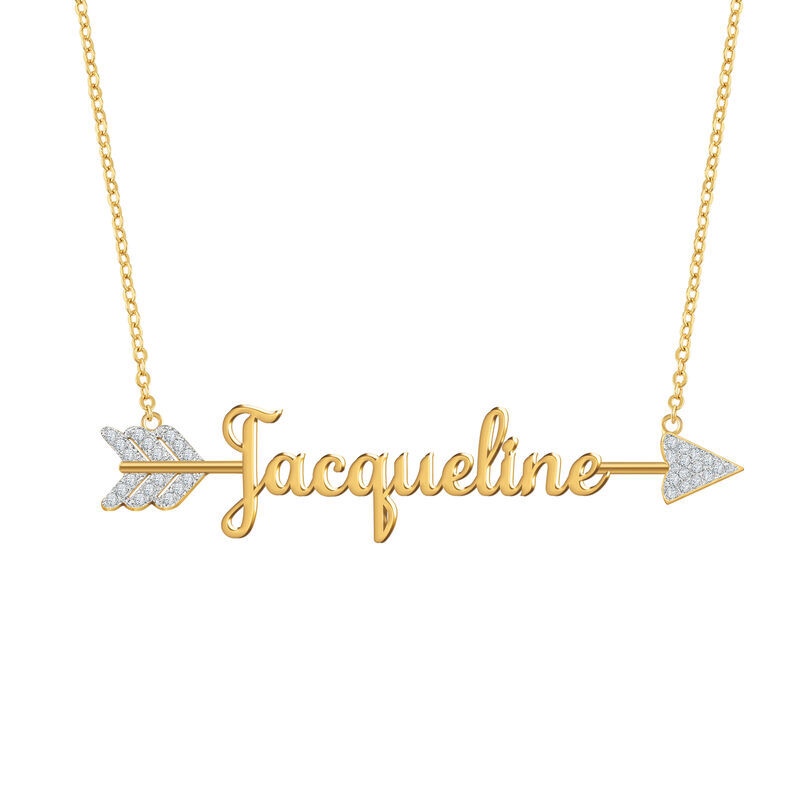 Personalized arrow necklace shop