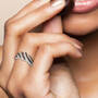 Mocha Wave Sterling Silver Ring 6786 0015 m model