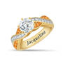 Birthstone Swirl Deluxe Comfort Ring 12031 0016 j november