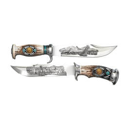 Indian Head Pennies Bowie Knife Set 6663 0047 a main