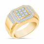 Birthstone Distinction Men's Ring, Birthstone Distinction Mens Ring 4993 001 9 3