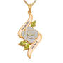 Personalized Diamond Rose Pendant 11219 0019 a main