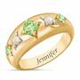 Royal Radiance Personalized Birthstone Ring--Size 5-Apr, Royal Radiance Personalized Birthstone Ring 1906 001 1 8