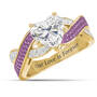 Our Love is Forever Birthstone DIamonisse Ring 10473 0015 f june