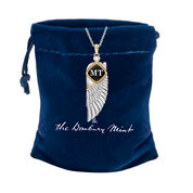 Personalized Angel Wing Pendant 10792 0019 g gift pouch