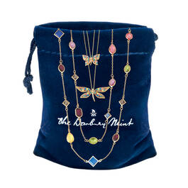 Flights of Fancy Crystal Necklace Set 10055 0011 g gift pouch