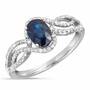 Sapphire Serenade 14kt Gold  Diamond Ring 6169 001 2 1