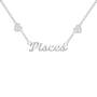 Sterling Silver Zodiac Necklace, Celestial Signs Zodiac Necklace 6807 0010 n pisces