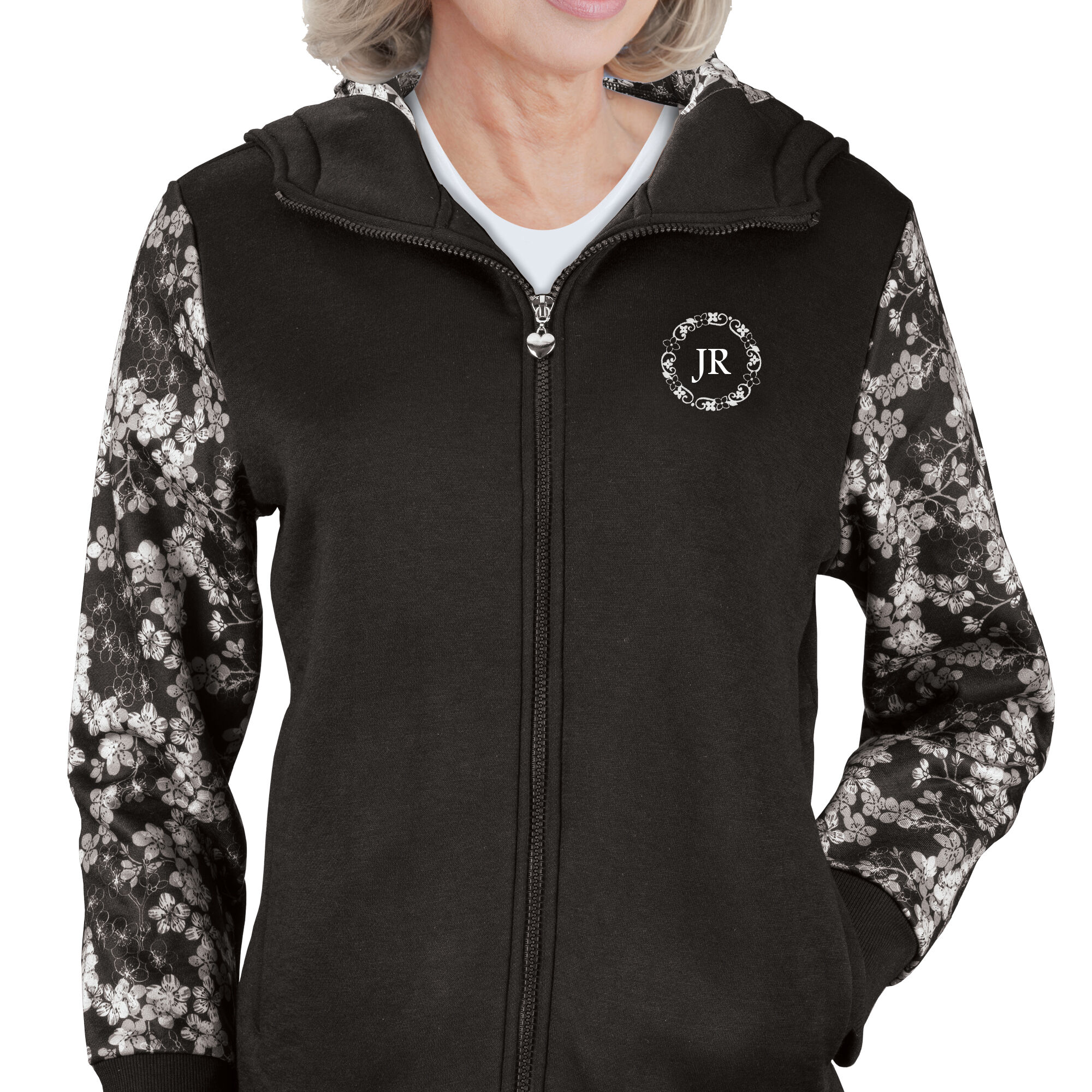 Monogram Zip-Through Hoodie - Ready to Wear