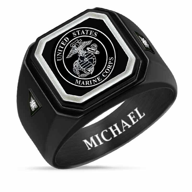 Danbury mint marine corp ring sales