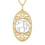 Personalized Diamond Monogram Pendant 6108 001 6 1