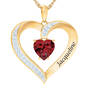 The Birthstone Heart Pendant 6015 0026 a main