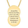 I Still Do Marriage Symbol Pendant 11297 0017 b back