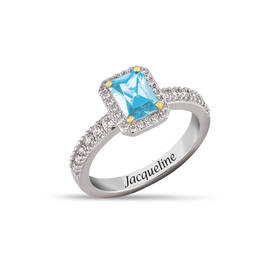 Birthstone Statement Ring 11661 0023 c march