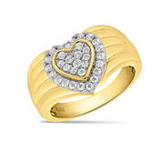 Lab Grown Diamond Heart Ring 11142 0816 a main
