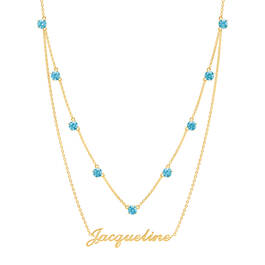 The Birthstone Layered Necklace 6788 001 3 3