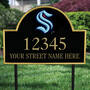 Seattle Kraken Address Plaque, Seattle Kraken Address Plaque 1014 0069 b garden