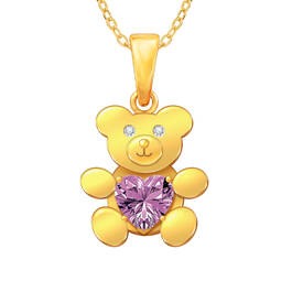 Teddy Treasure Birthstone Pendant 11622 0062 f june