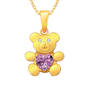 Teddy Treasure Birthstone Children's Pendant, Teddy Treasure Birthstone Pendant 11622 0062 f june