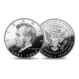 US Presidential Silver Commemoratives 9154 0179 e Lincolncommemorative