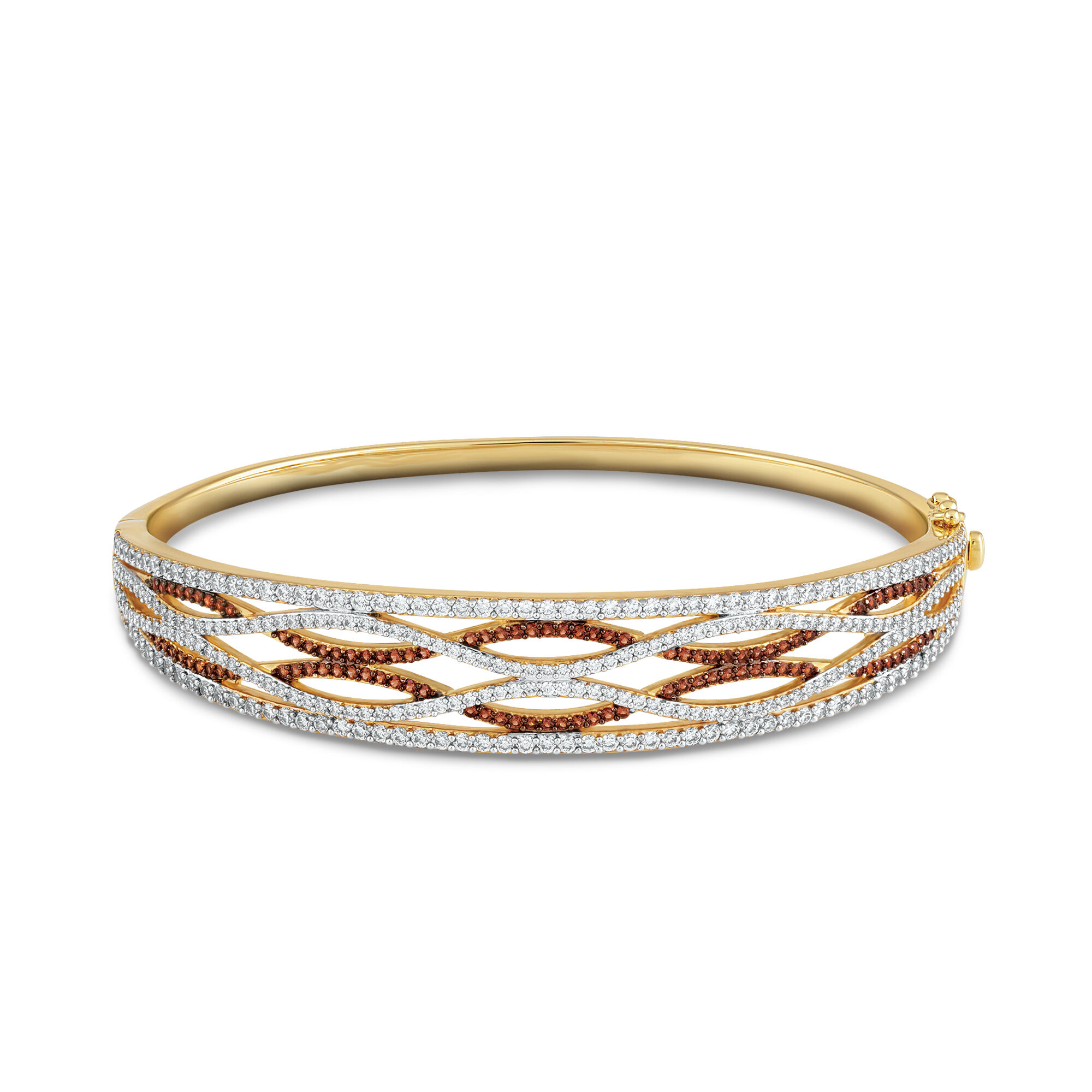 Mocha swirl diamonisse ring top