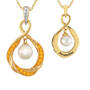 The Pearl & Birthstone Pendant, Personalized Pearl Birthstone Pendant 6901 0023 k november