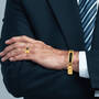 Gentlemans Classic Black Diamond Ring and Bracelet Set 11645 0016 m model