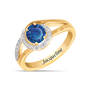 September Birthstone Diamond Swirl Ring 11760 0098 a main